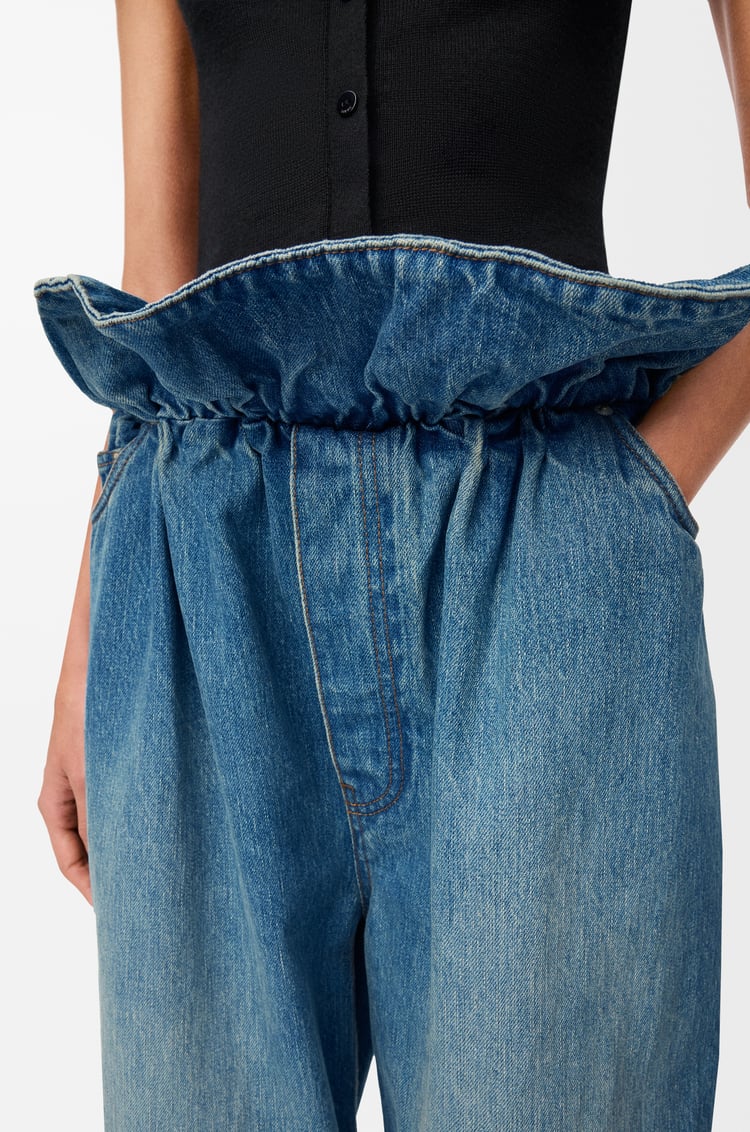 LOEWE Flamenco jeans in denim Denim Blue