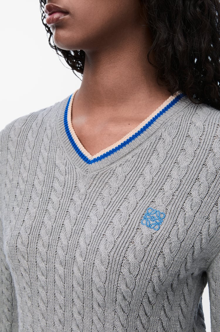 LOEWE Sweater in cotton Grey