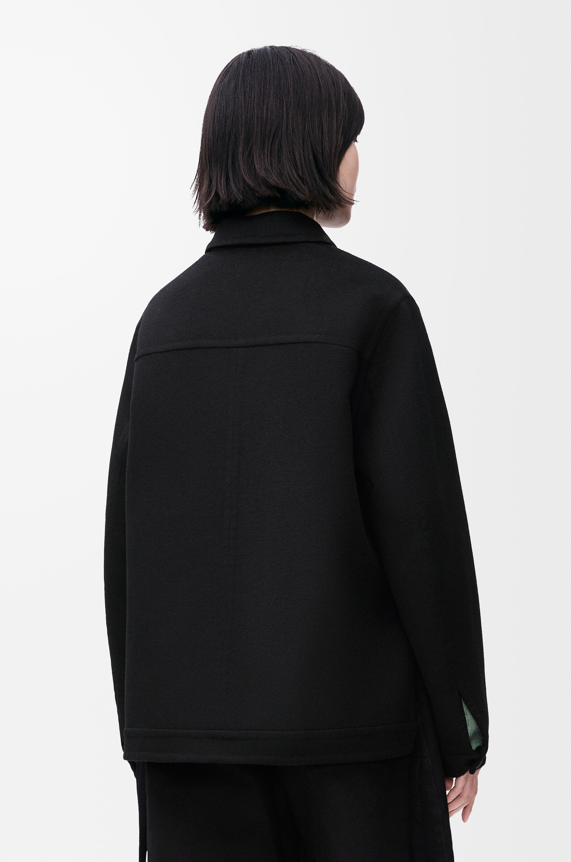 ワークウェア ジャケット(ウール&カシミヤ) ブラック - LOEWE ワークウェア ジャケット(ウール&カシミヤ) ブラック - LOEWE
