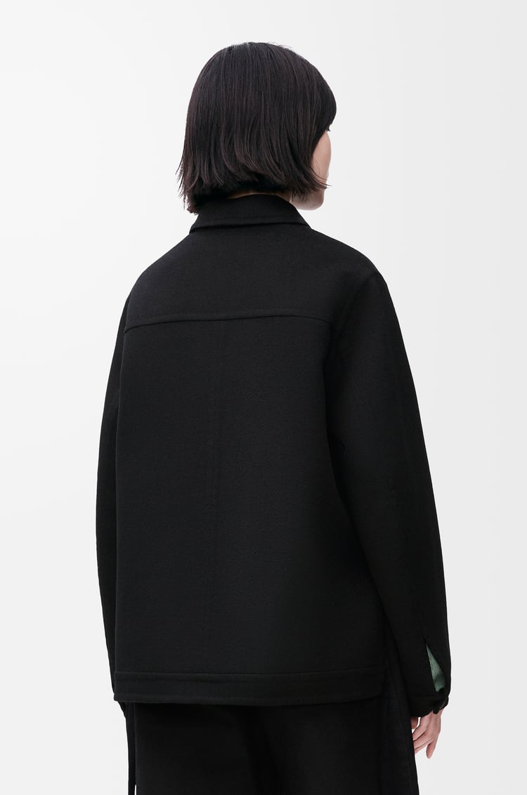 LOEWE Workwear jacket in wool and cashmere Black