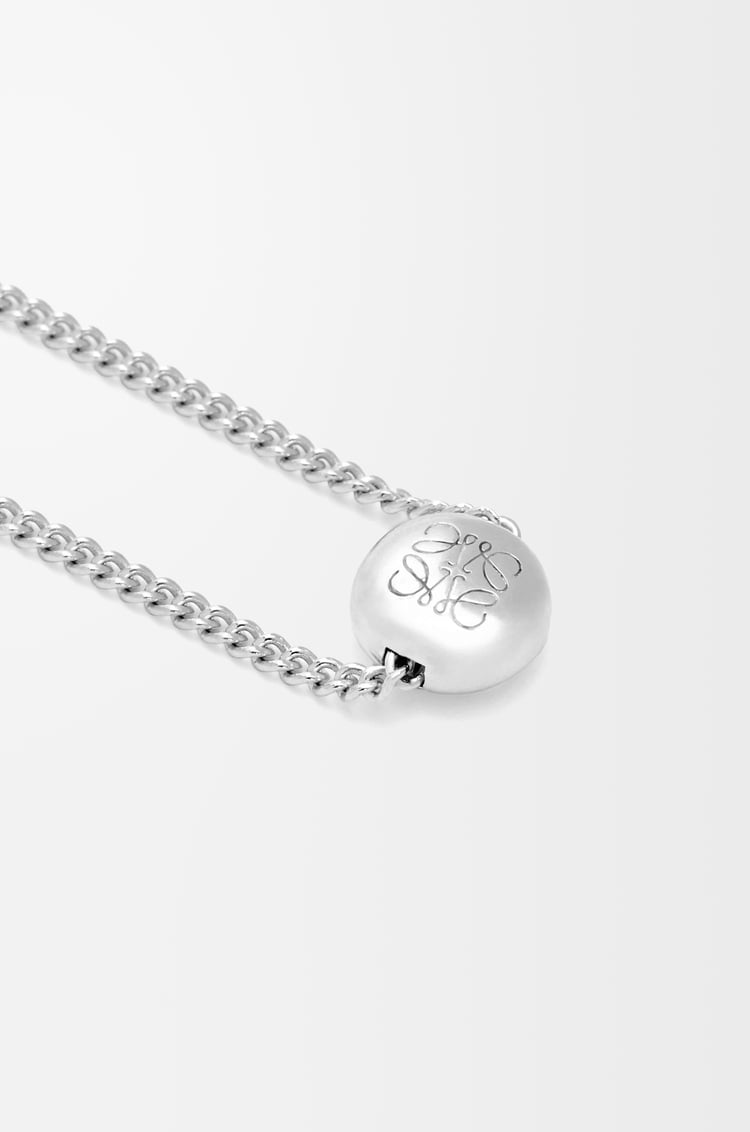 LOEWE 純銀 Pebble 手環 銀色