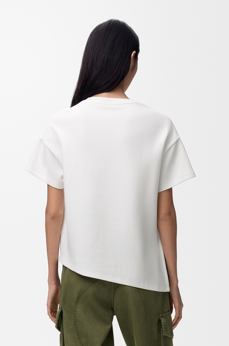 LOEWE アシンメトリー Tシャツ（コットンブレンド） ホワイト