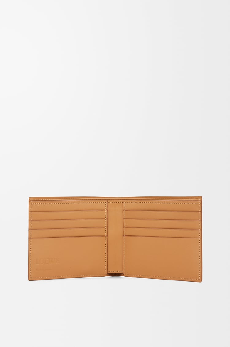 LOEWE Bifold wallet in satin calfskin Warm Desert