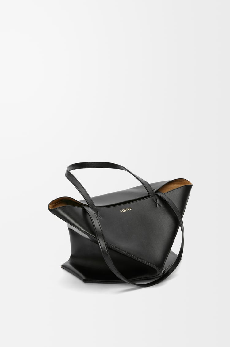 LOEWE パズルフォルド トート （シャイニーカーフ） ブラック