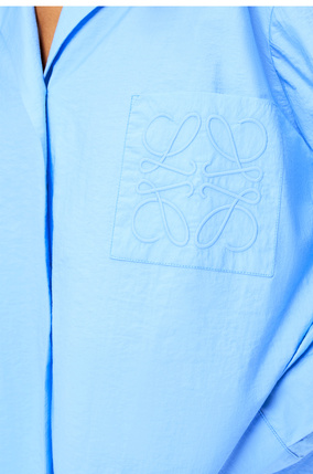 LOEWE Anagram pyjama blouse in cotton Sky Blue plp_rd