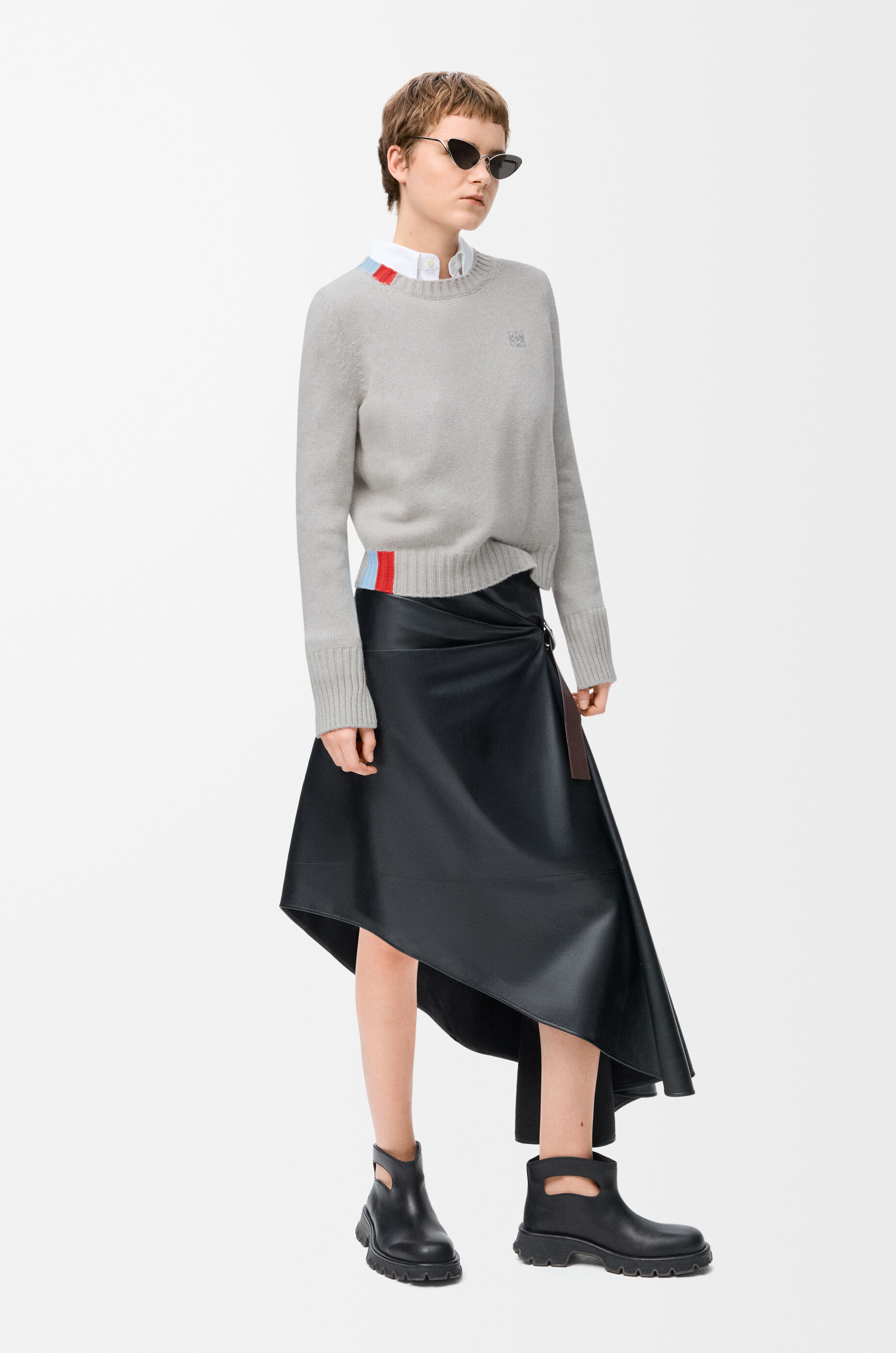 Sweater in cashmere Blue - LOEWE USA Official Website