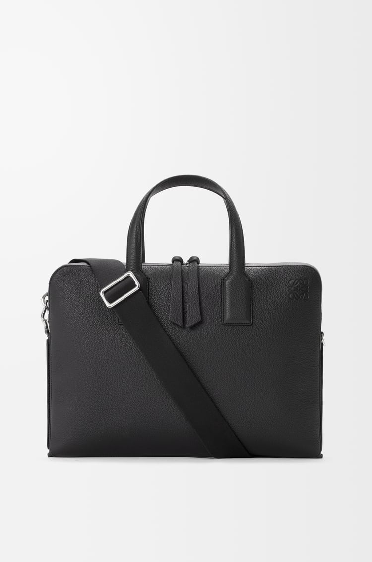 LOEWE Maletín Goya en piel de ternera Negro