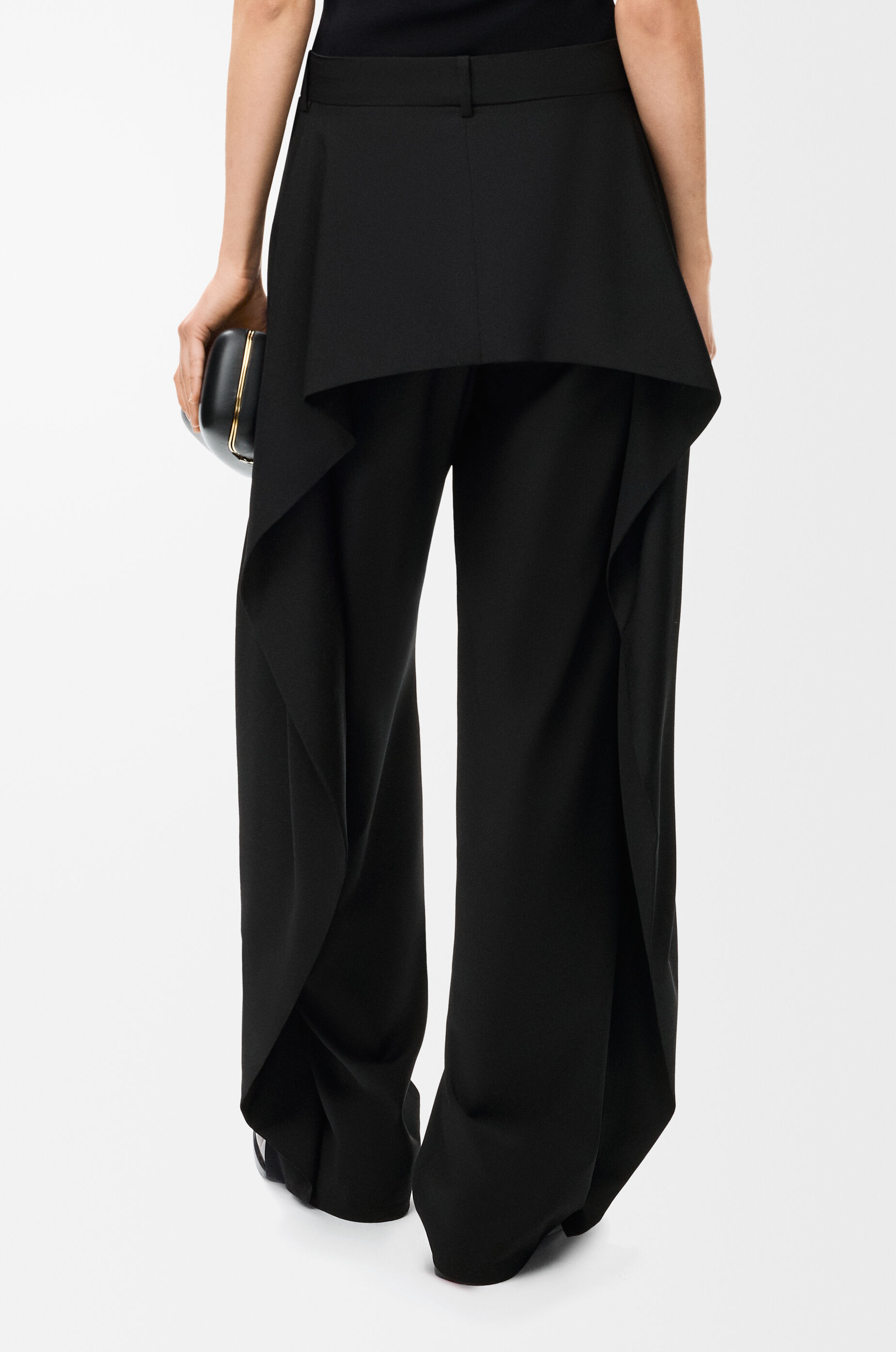 Trousers in wool Black - LOEWE