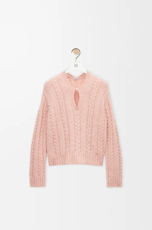 LOEWE Sweater in wool Pink