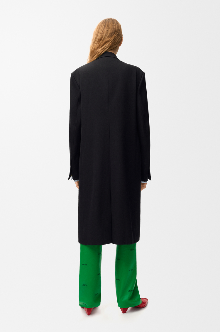 LOEWE Coat in wool Dark Navy