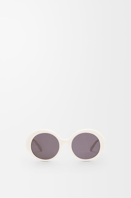LOEWE Round Slim sunglasses White/Ivory
