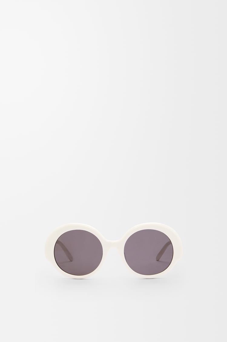 LOEWE Round Slim sunglasses White/Ivory