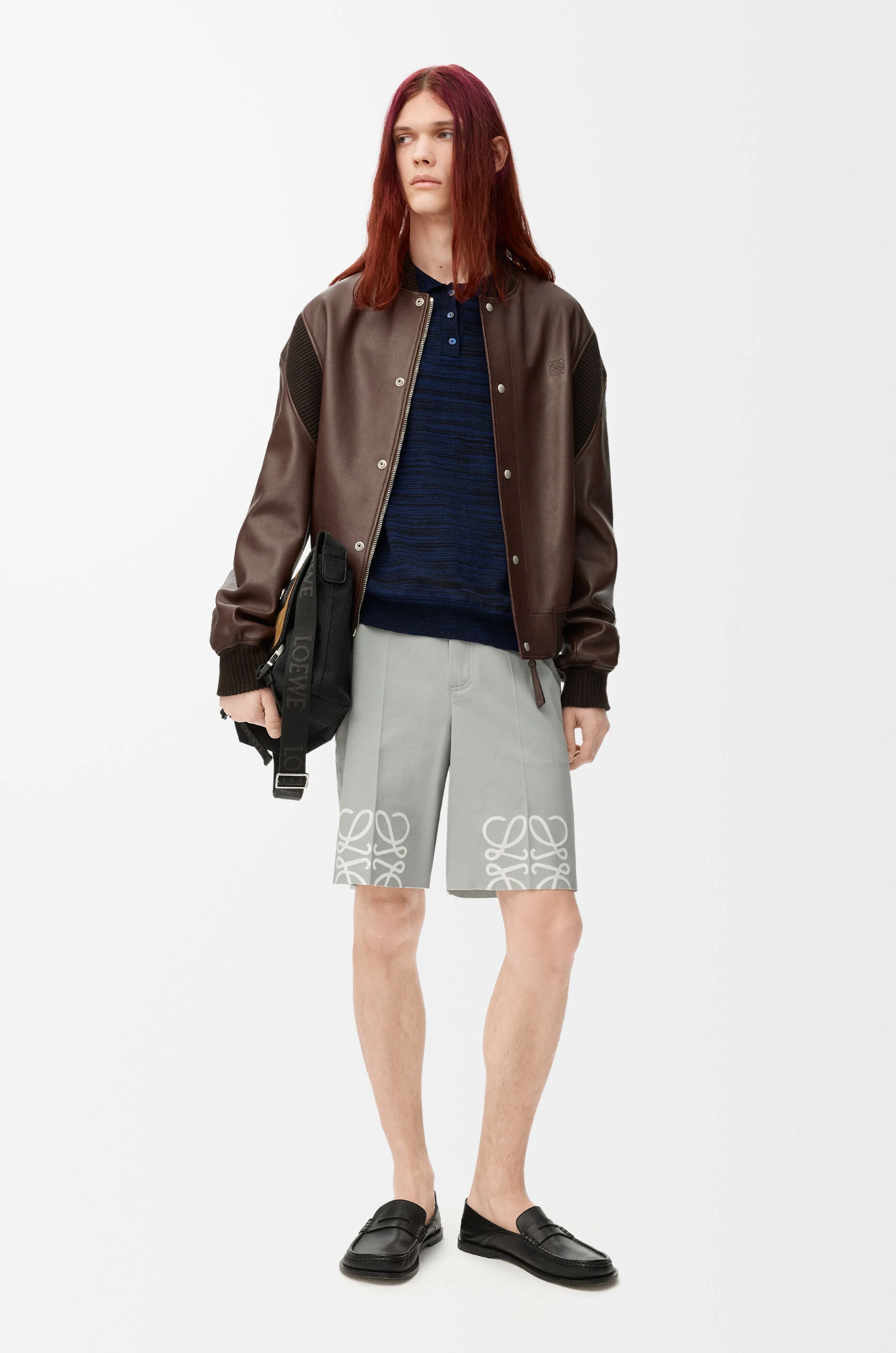 LOEWE★関税送料込ポロ セーター（ウール） LOEWE ロエベ 襟付き ニット/ポロ セーター/POLO SWEATER