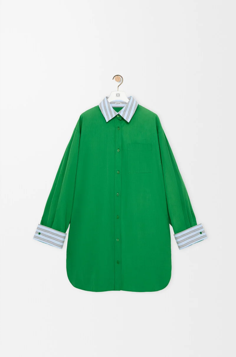 Shirt dress in cotton by LOEWE