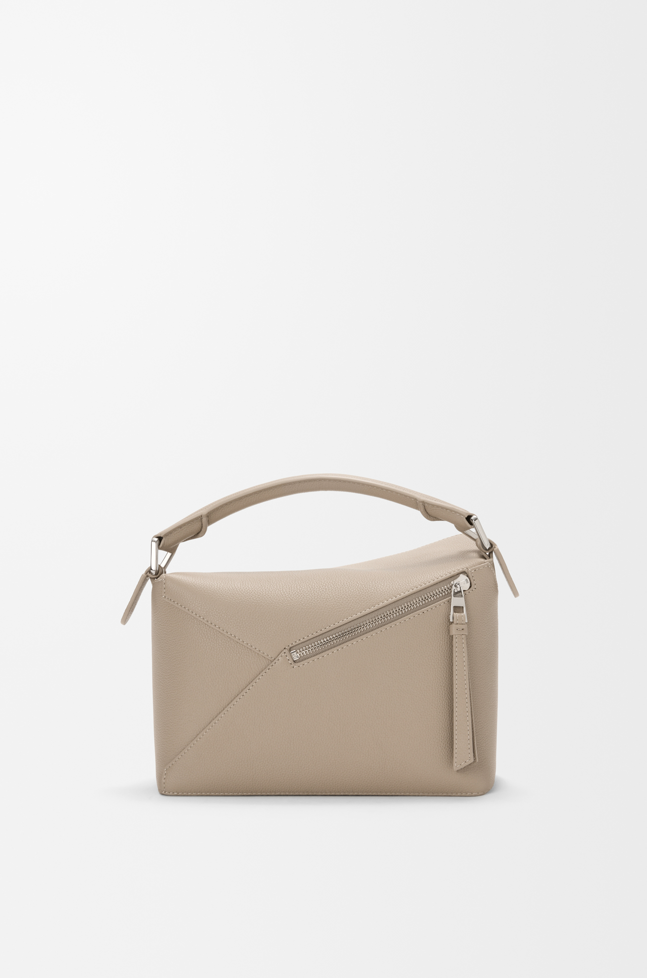 LOEWE Small Puzzle Edge bag in soft grained calfskin Clay