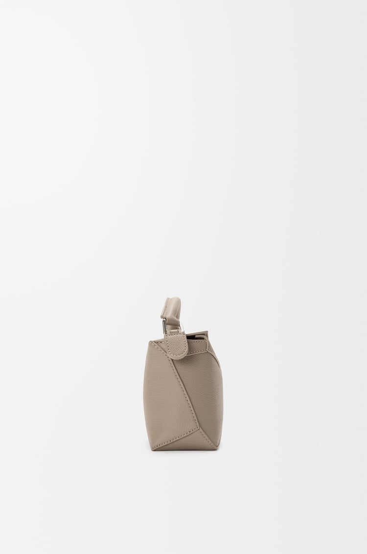 LOEWE Mini Puzzle Edge bag in soft grained calfskin Clay