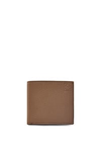LOEWE Bifold wallet in soft grained calfskin Winter Brown