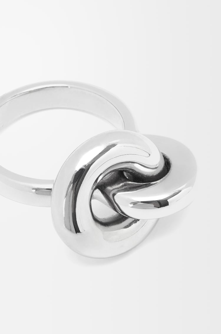 LOEWE Donut link ring in sterling silver Silver