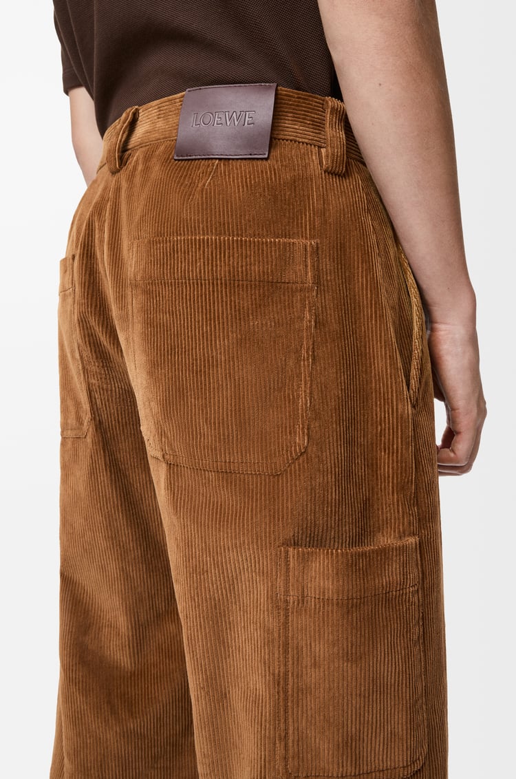 LOEWE Pantaloni in cotone Marrone