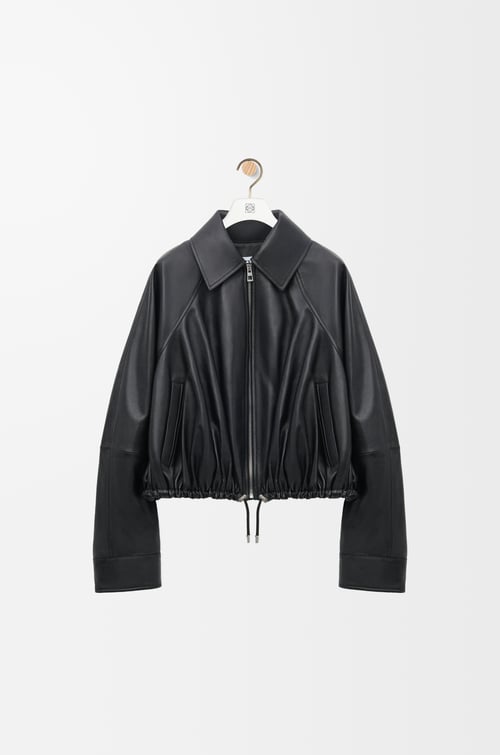 LOEWE Balloon jacket in nappa lambskin Black plp_rd