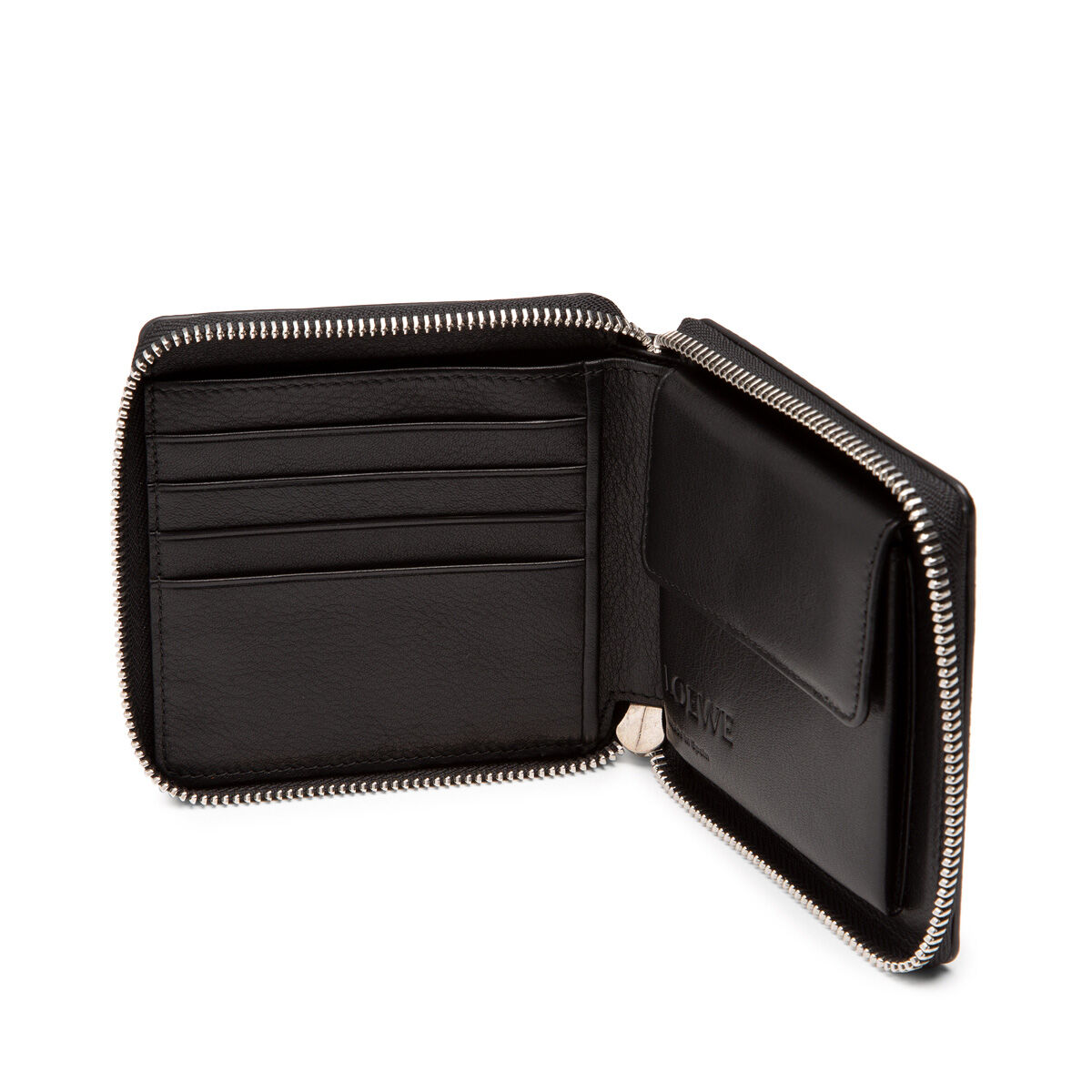 Square Zip Wallet Black LOEWE