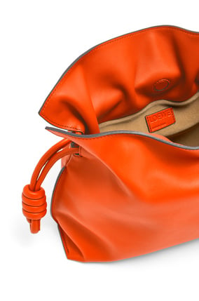 LOEWE Flamenco clutch in nappa calfskin Orange plp_rd