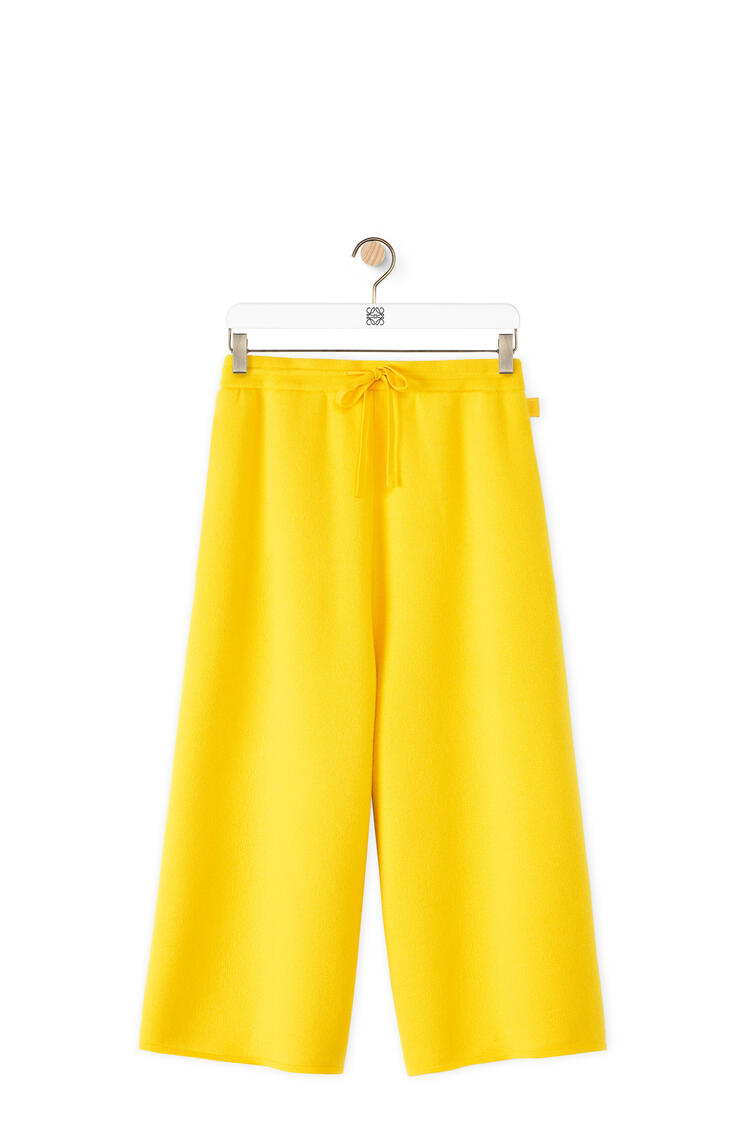 LOEWE Knit trousers in cashmere Yellow pdp_rd