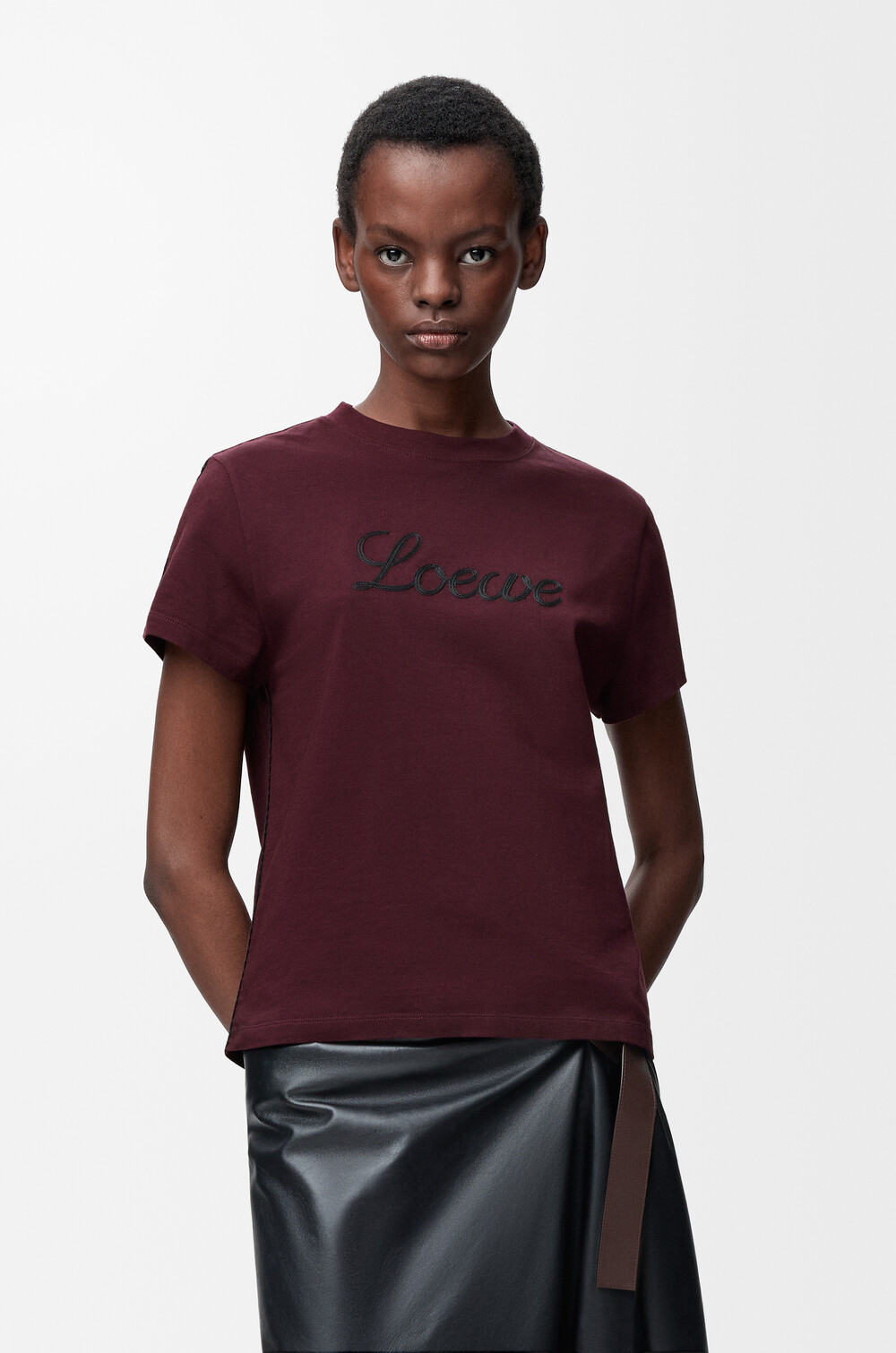 リラックスフィット Tシャツ（コットン） レッド - ロエベ 日本 公式サイト