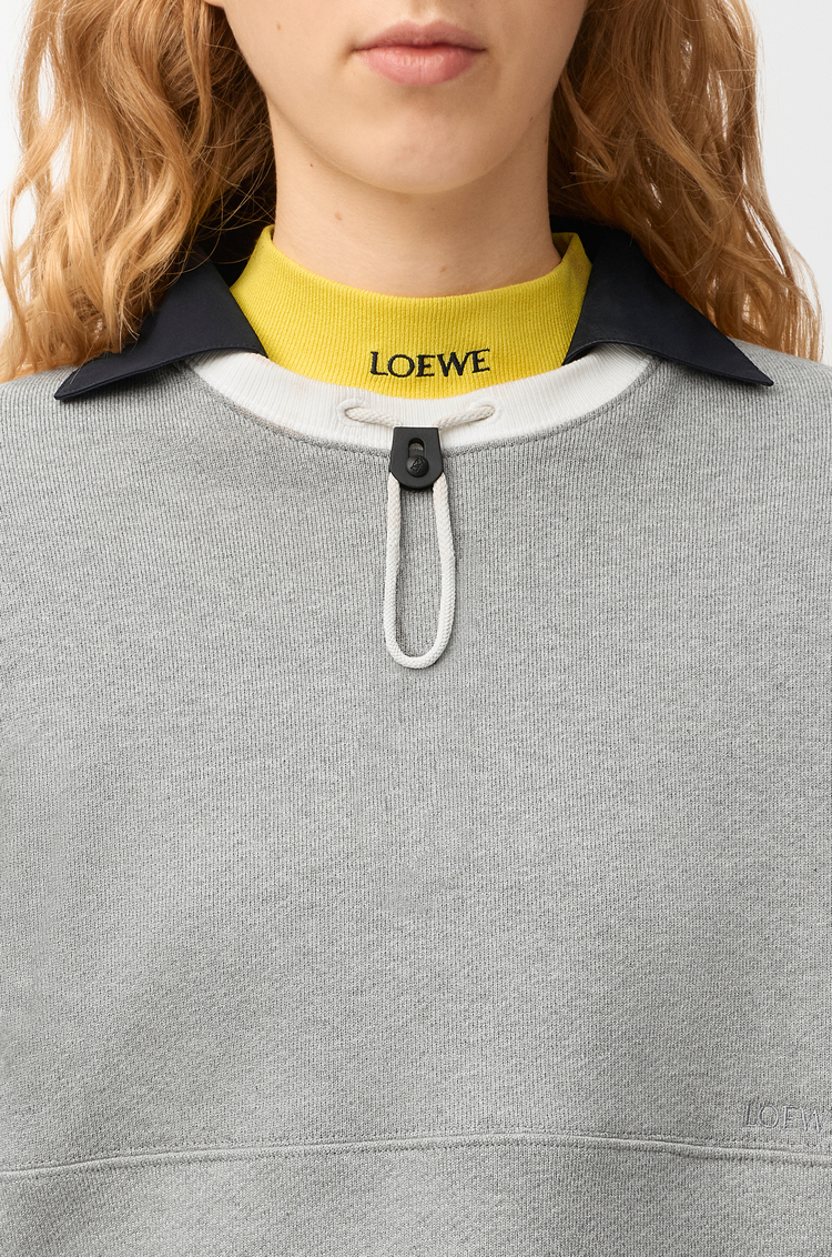 LOEWE スウェットシャツ（コットン） グレーメランジ