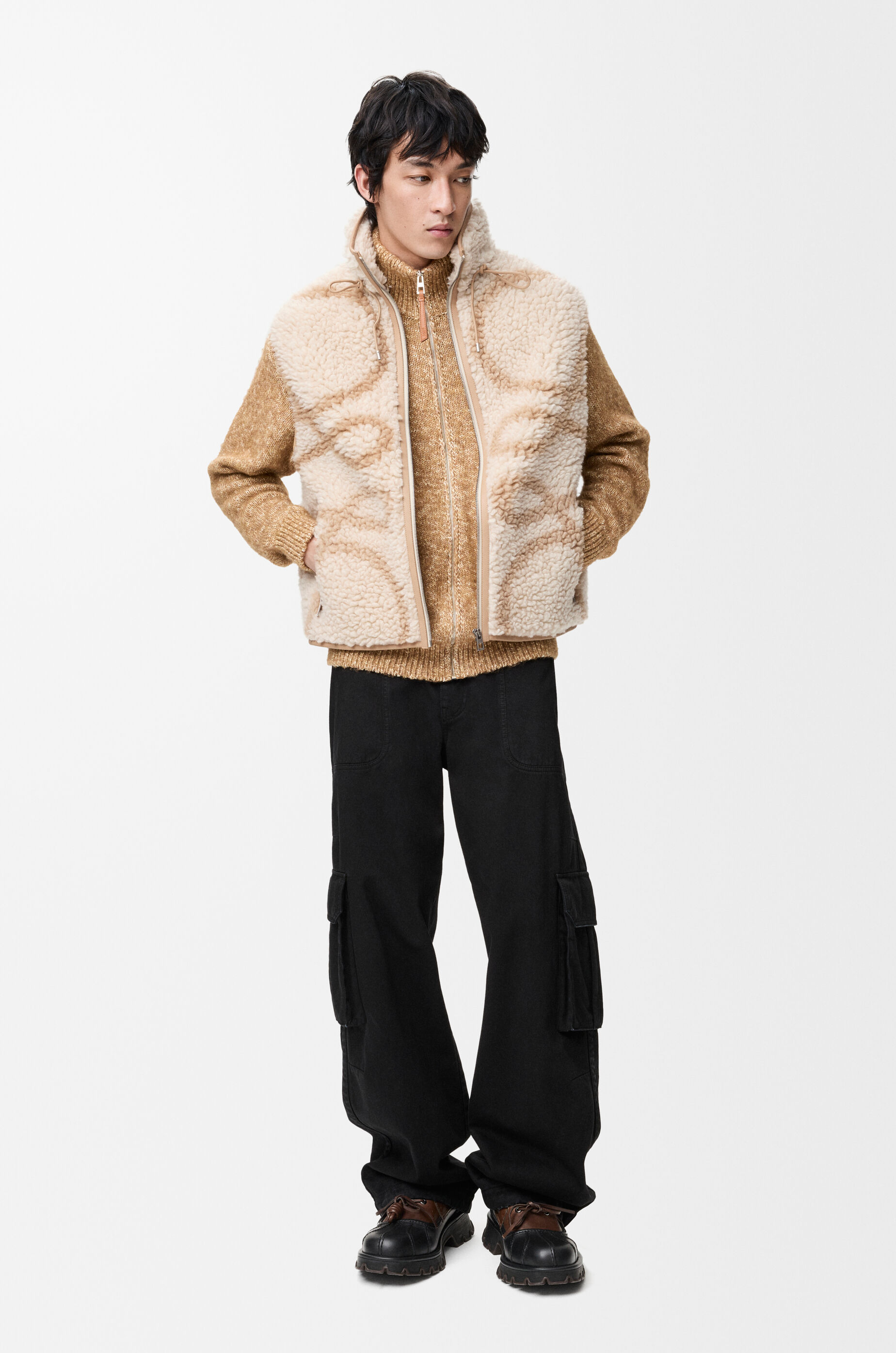 カーゴ トラウザーズ（コットン） ブラック - LOEWE