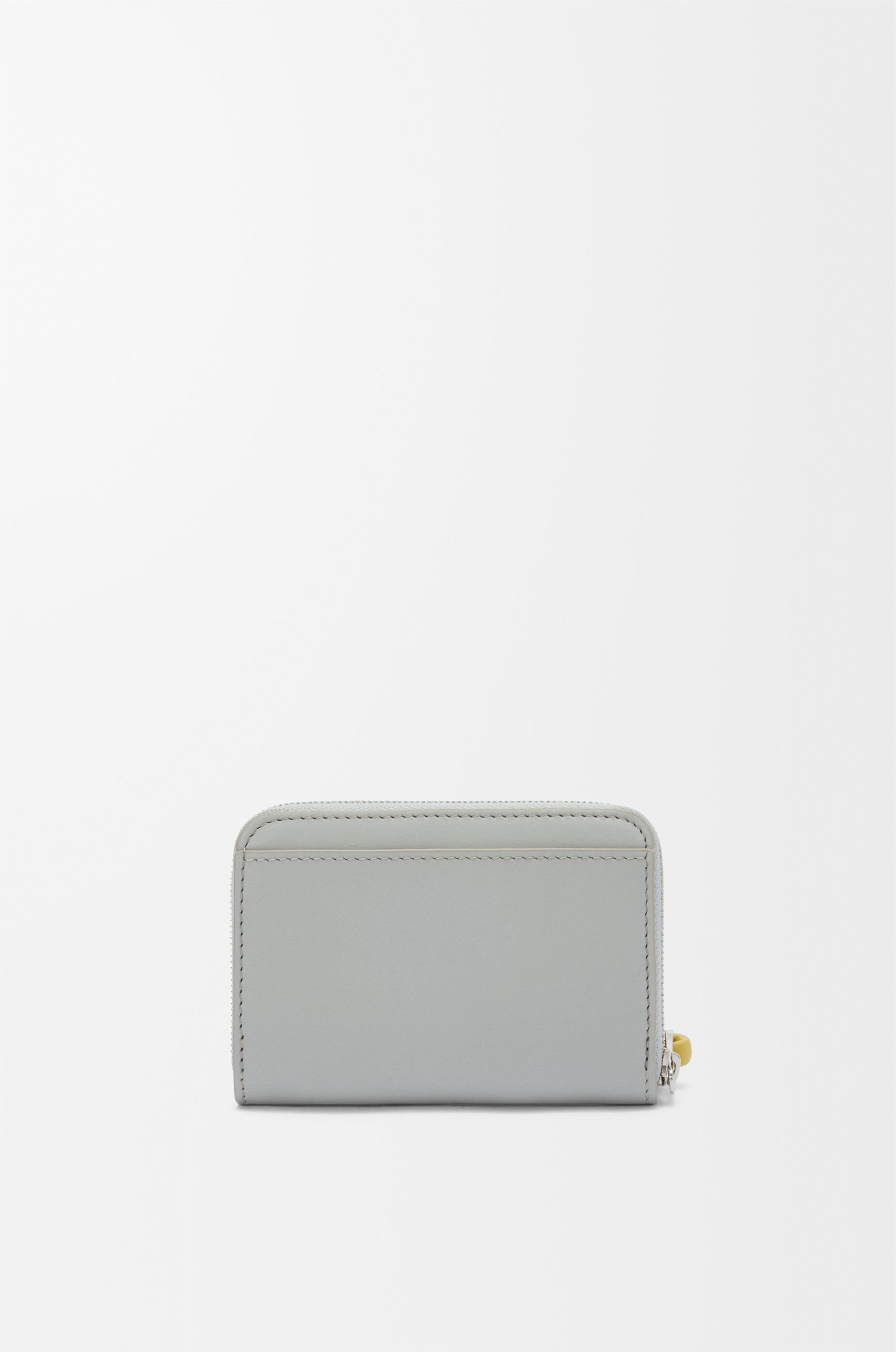 Zipped coin purse in shiny nappa calfskin Grey - LOEWE