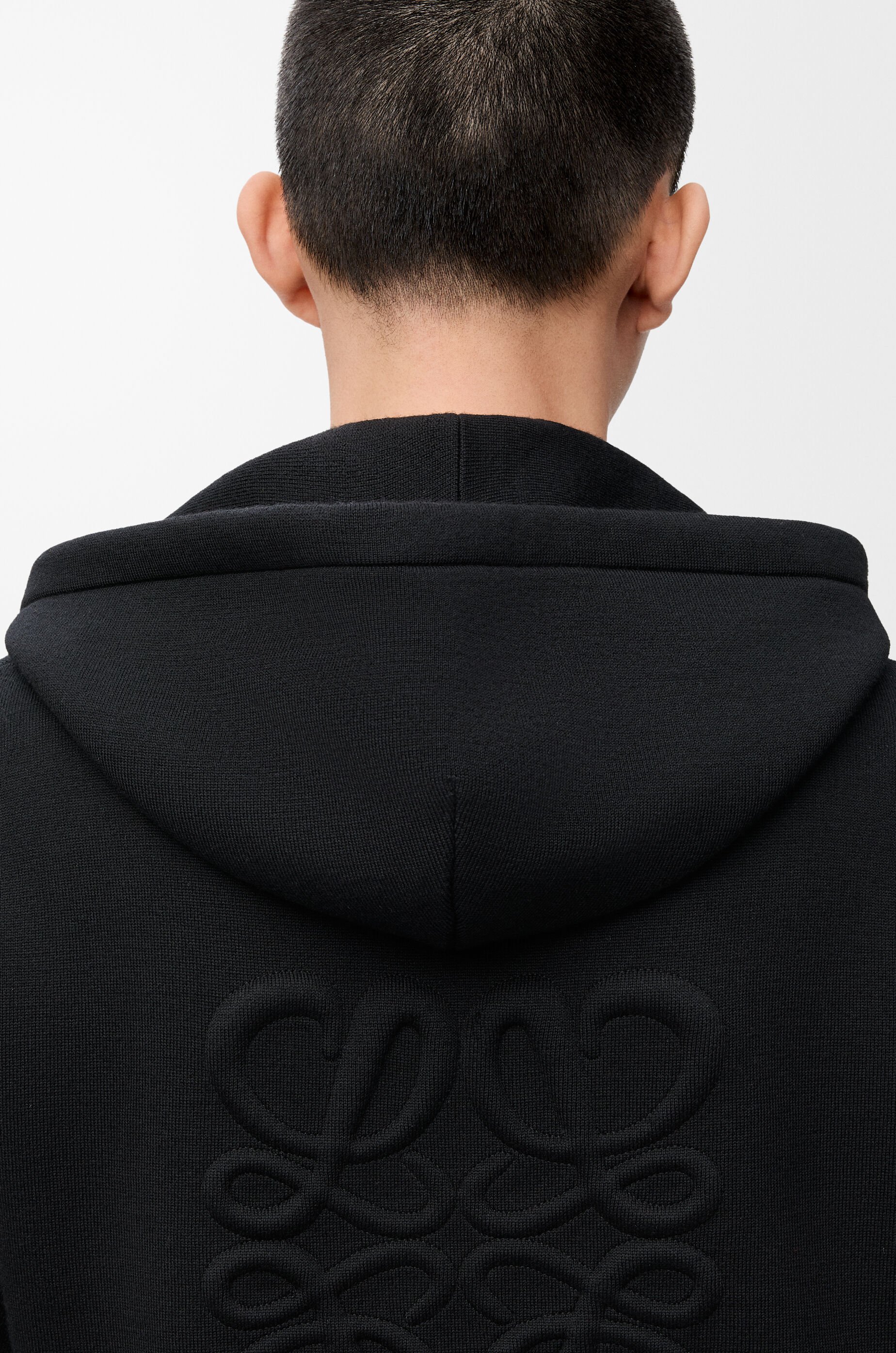 アナグラム ジップアップ フーディー(ウール) ブラック - LOEWE アナグラム ジップアップ フーディー(ウール) ブラック - LOEWE