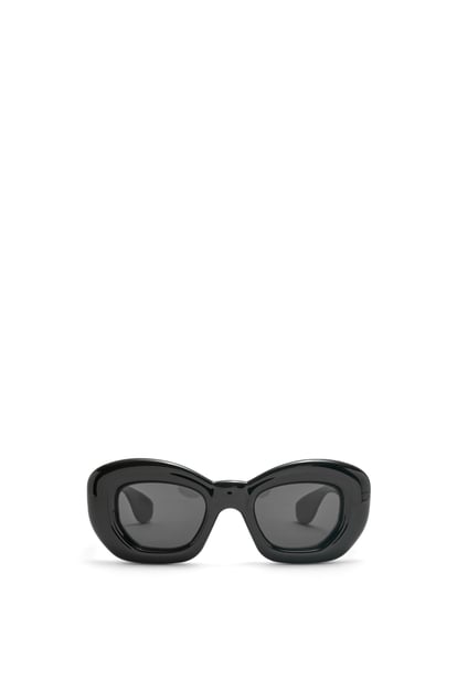 LOEWE Inflated butterfly sunglasses in nylon Shiny Black
