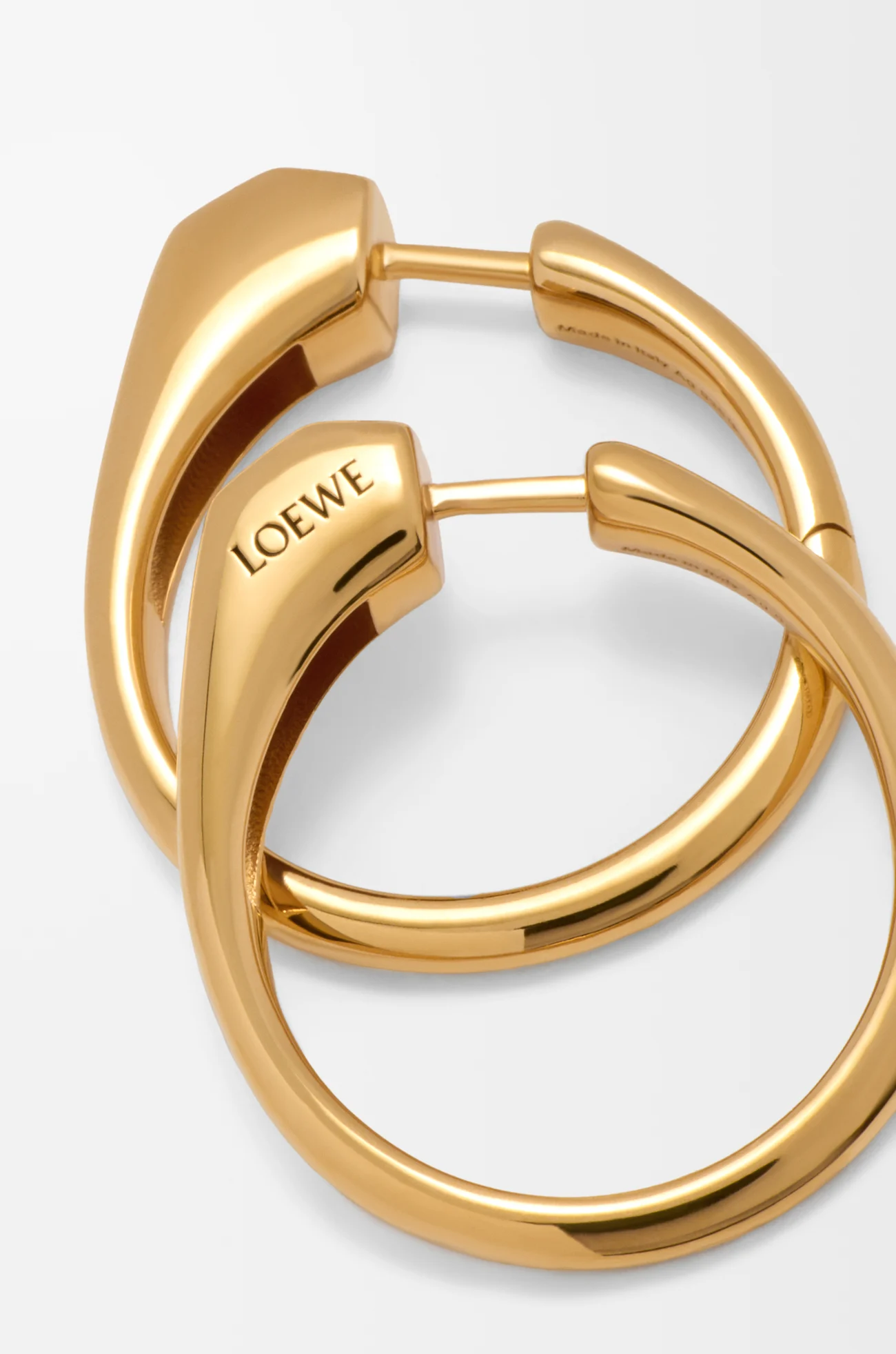LOEWE Stirrup earrings in sterling silver Gold