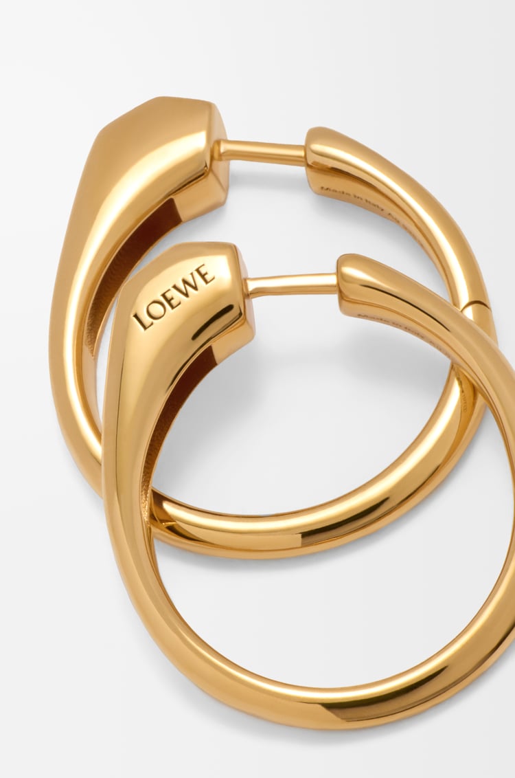 LOEWE 스터럽 이어링 - 스털링 실버 골드
