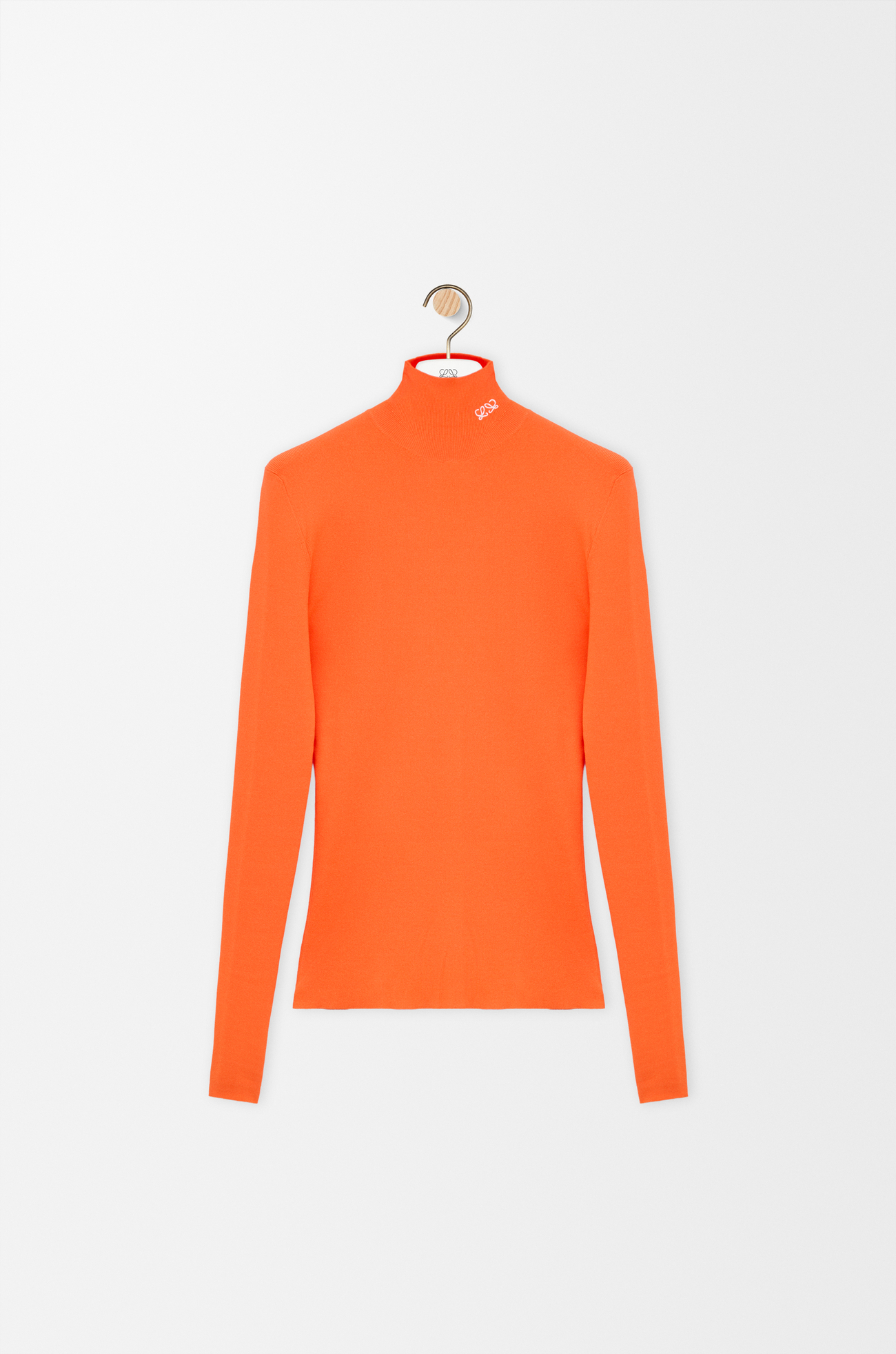 LOEWE Top en mezcla de viscosa Naranja