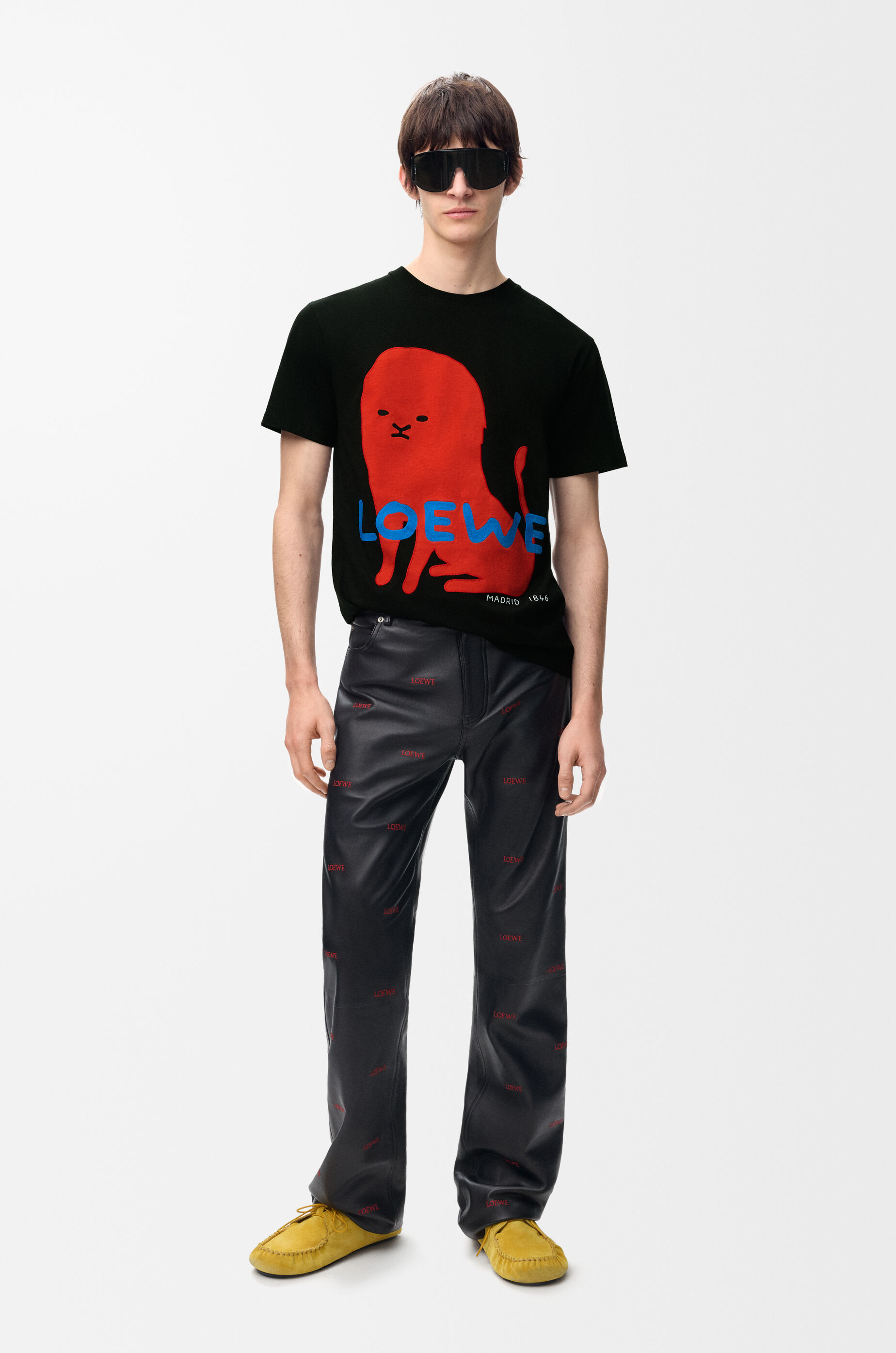 レギュラーフィット Tシャツ（コットン） ブラック - ロエベ 日本 公式