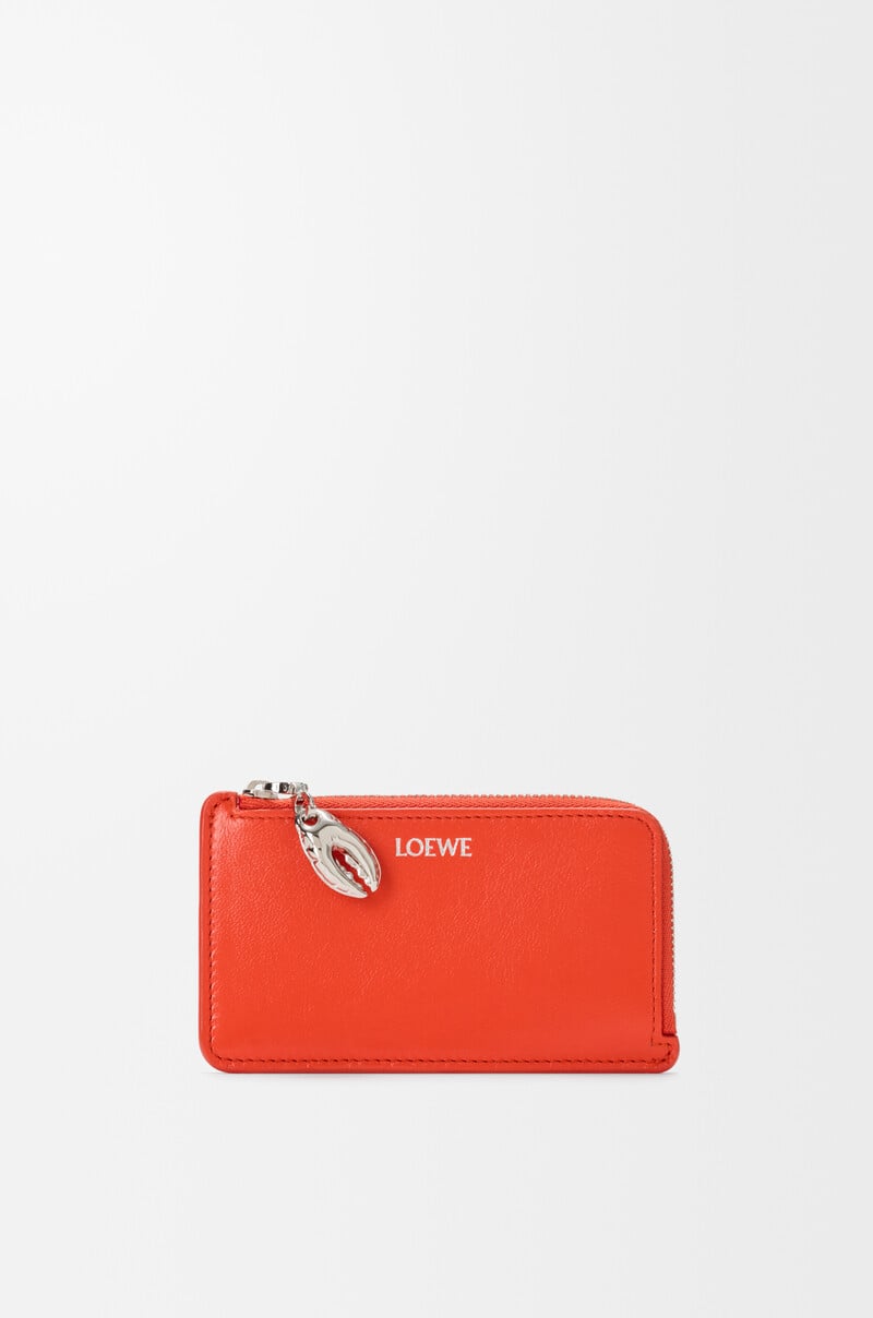 Claw coin cardholder in glossy lambskin by LOEWE