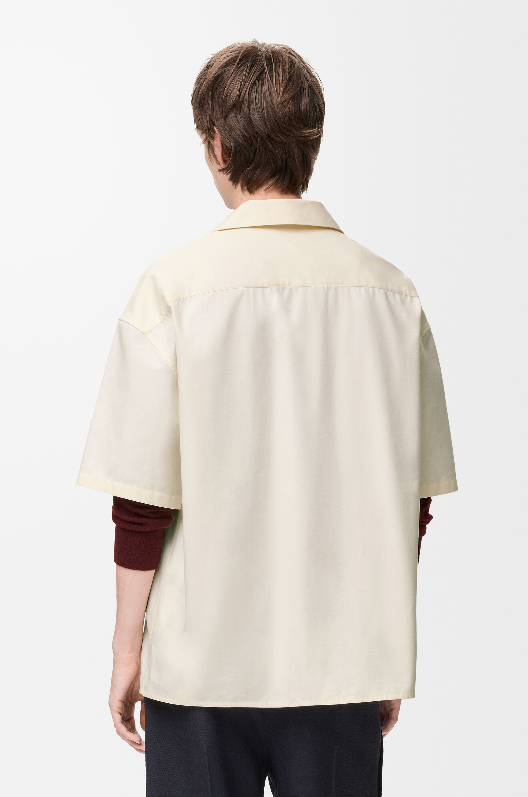 Short sleeve shirt in cotton White - LOEWE USA Official Website