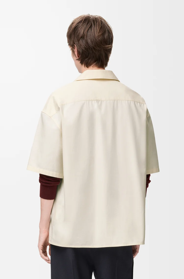 LOEWE Short sleeve shirt in cotton White