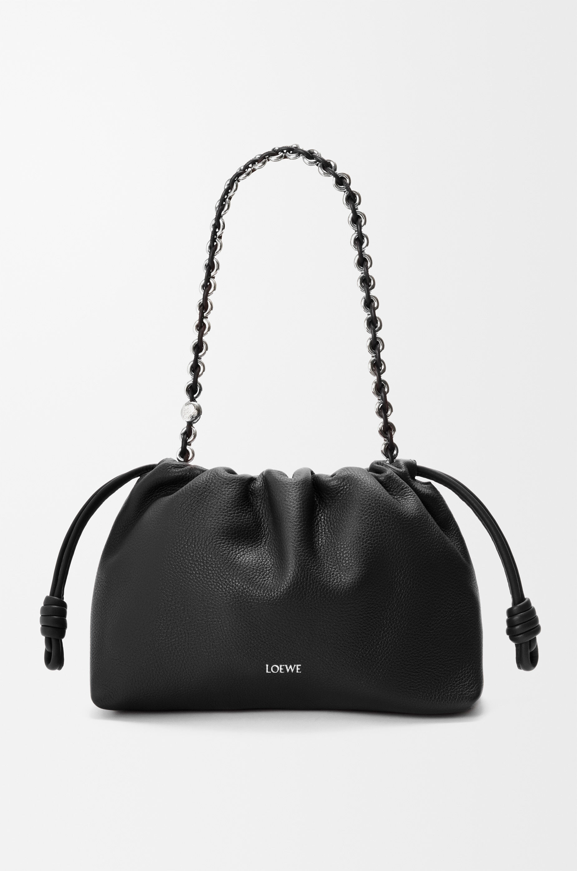 LOEWE フラメンコパース ミディアム フラメンコパース ミディアム（メローナパラム） ブラック - LOEWE