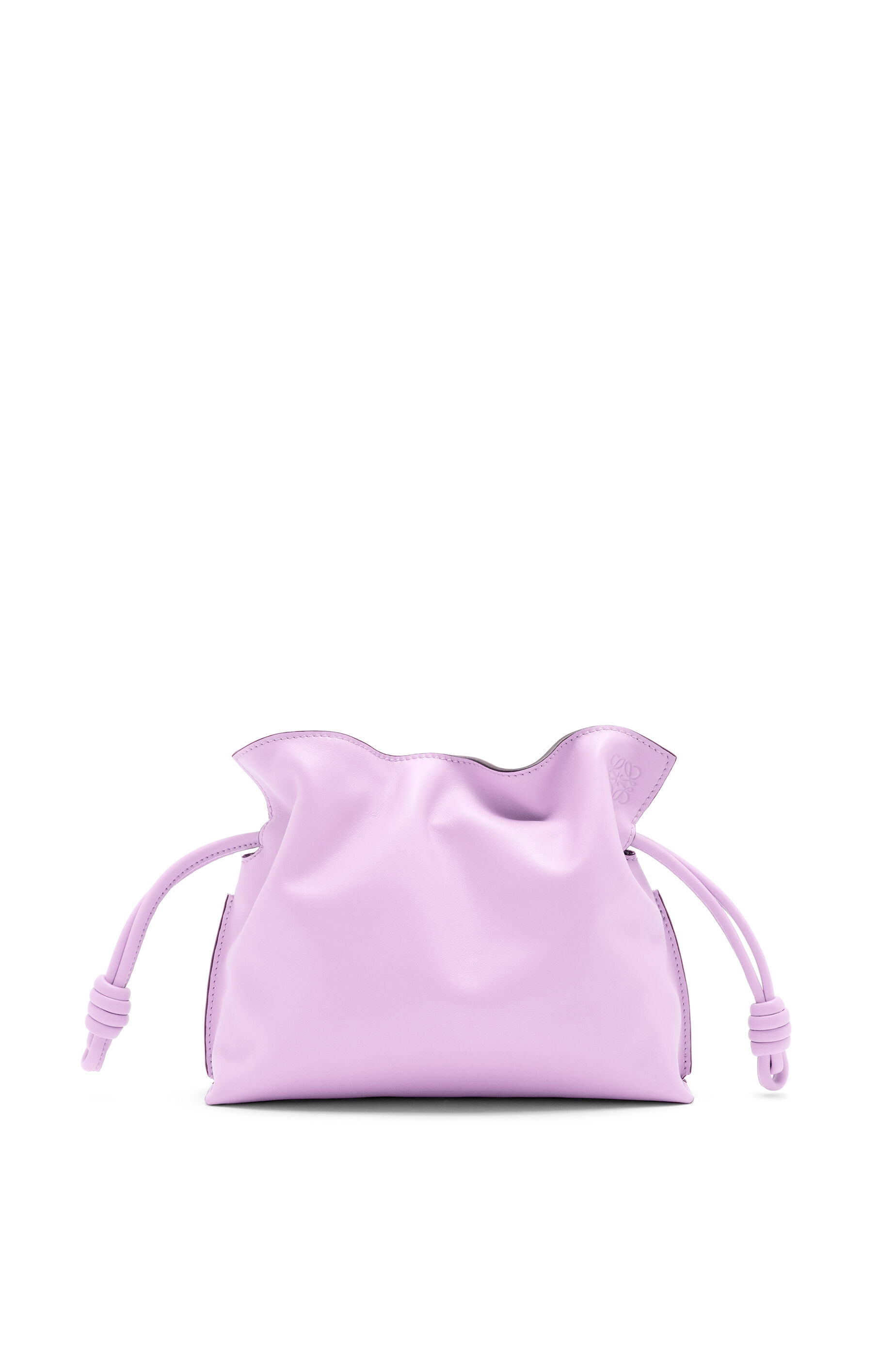 Mini Flamenco clutch in nappa calfskin Bloom Orchid - LOEWE