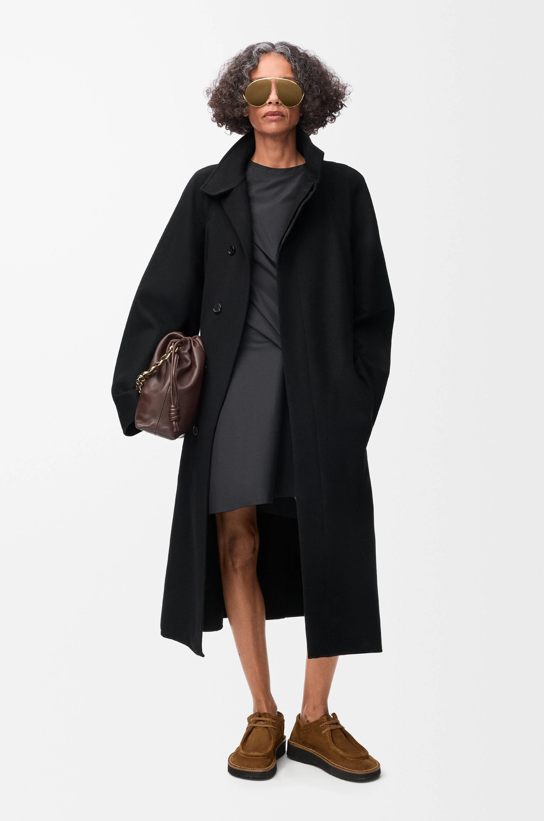 コート LOEWE WOOL AND CASHMERE BLEND COAT LOEWE Wool and cashmere-blend coat | Harvey Nichols