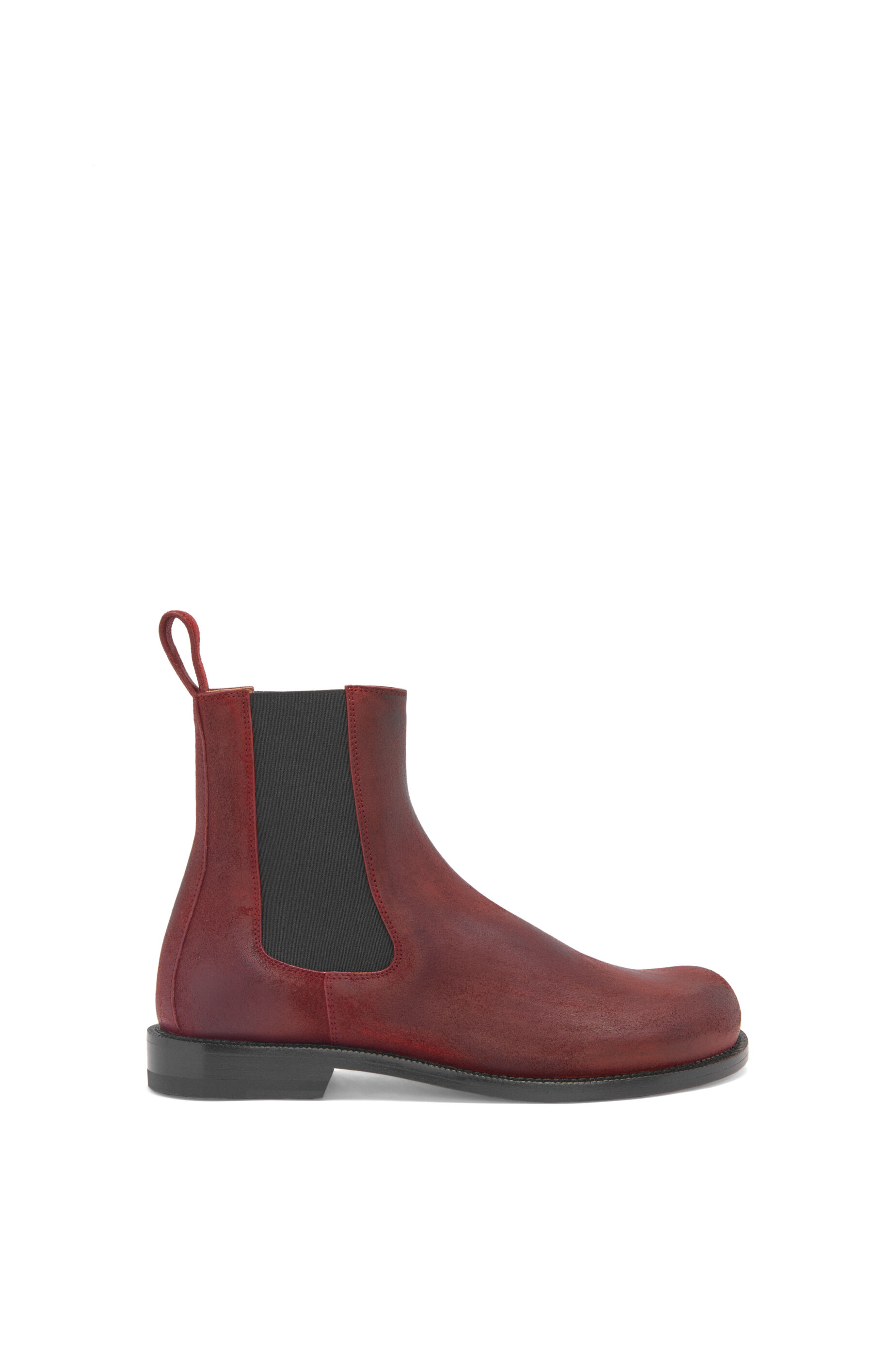 Campo Chelsea boot in waxed suede Rust LOEWE