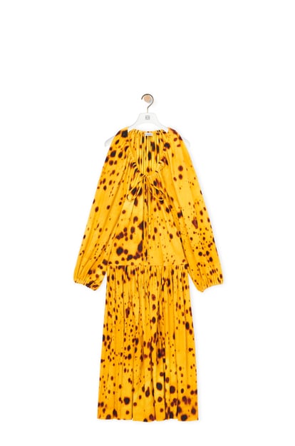 LOEWE Dress in cotton Yellow Gold/Multicolor
