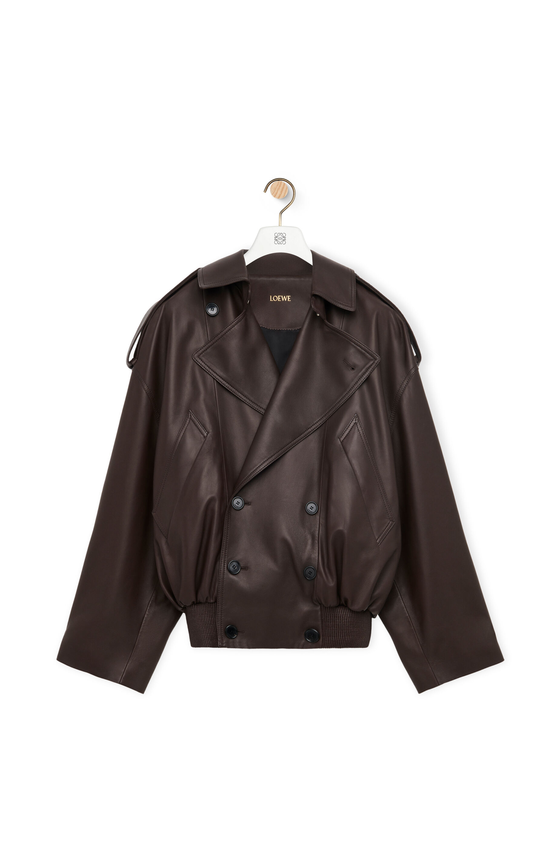 Balloon jacket in nappa lambskin