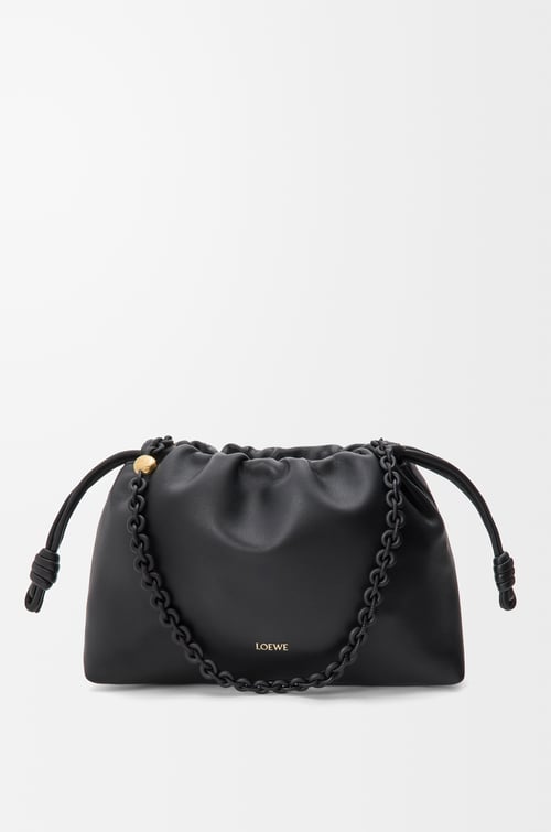 LOEWE フラメンコパース ミディアム（メローナパラム） ブラック