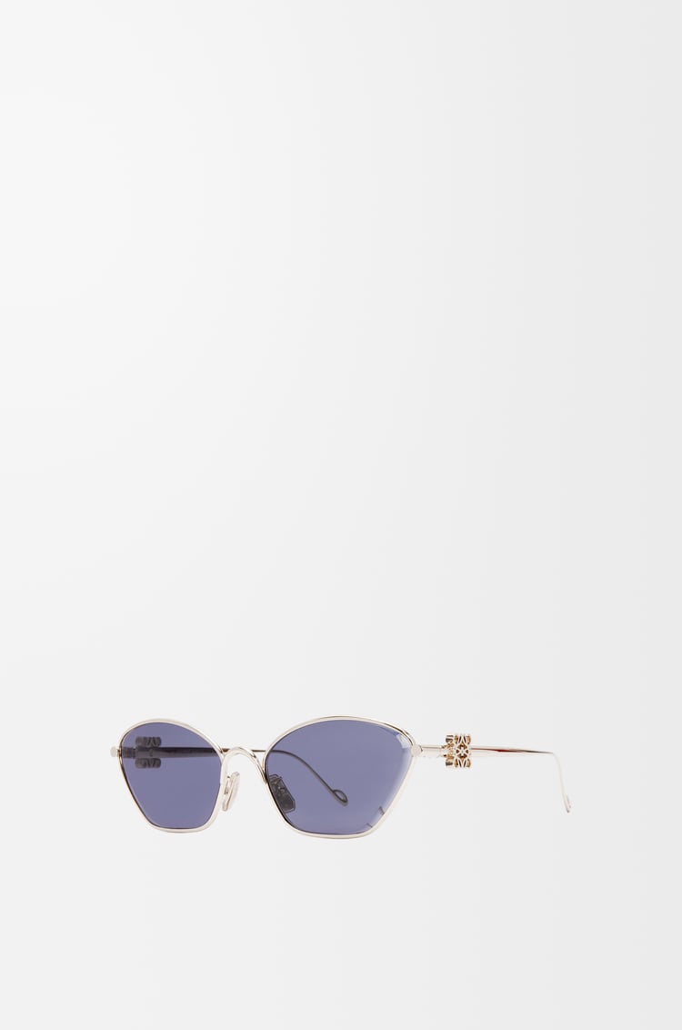 LOEWE Gafas de sol Anagram estilo hexagonal Azul Sólido