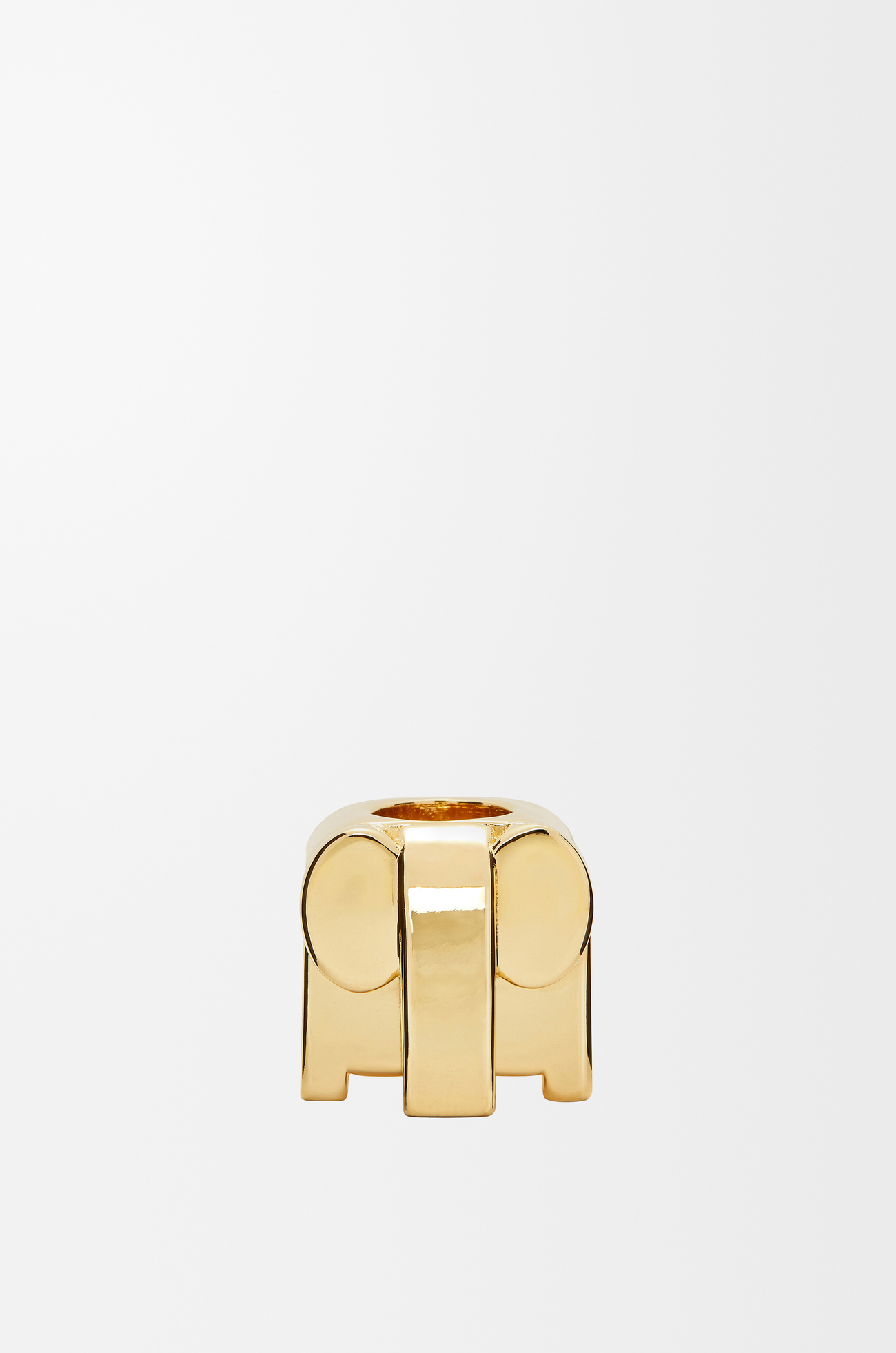 LOEWE Big elephant dice Gold