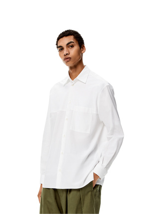 LOEWE Shirt in Anagram jacquard cotton White plp_rd